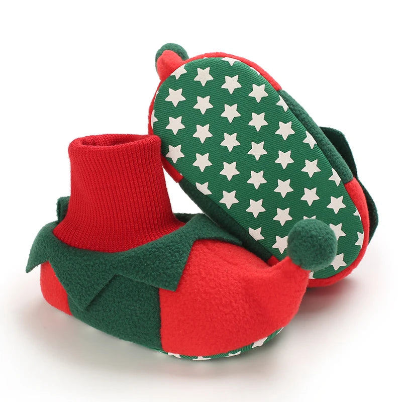 Cartoon Warm Baby Walking Shoes