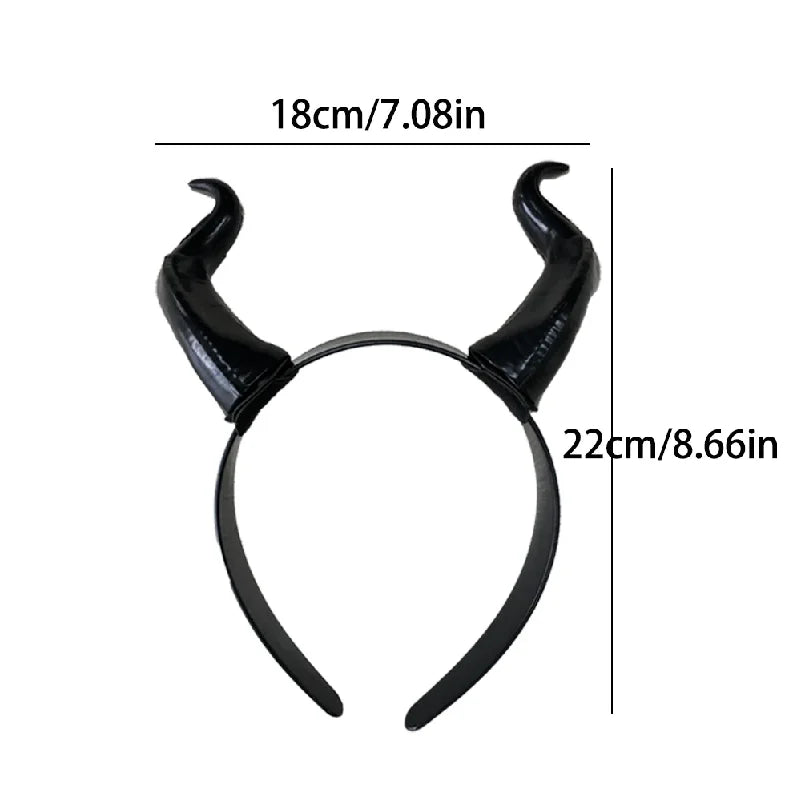 Detachable Devil Horns Headpiece