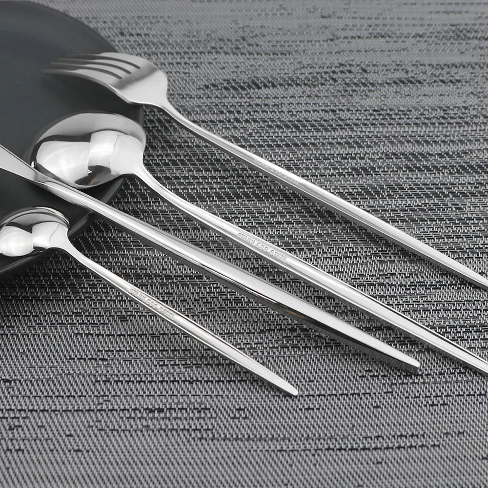 Metal Western Solid Cutlery Set