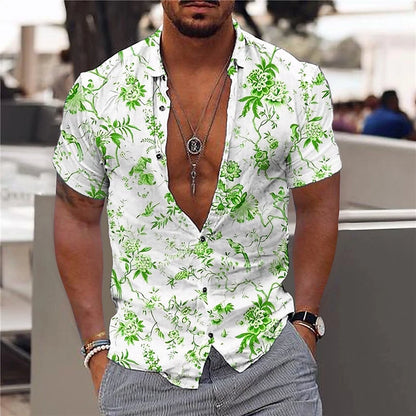 Streetwear Print Casual Shirt
