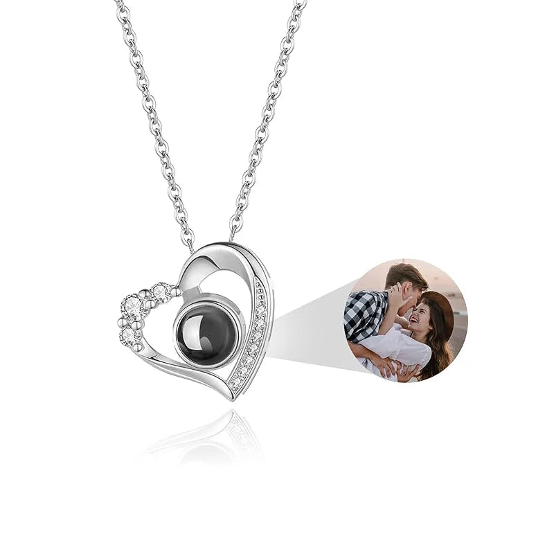 Personalized Photo Projection Necklace