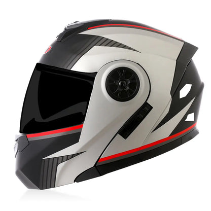 BLD Dual-Lens Flip-Up Modular Helmet