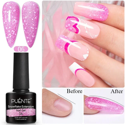 PUENTE Glitter Poly Nail Gel