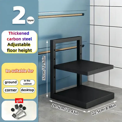 Steel Reusable Organzier Kitchen Adjustable