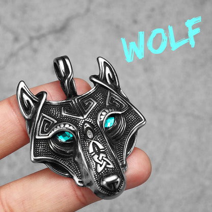Metal Punk Animal Necklaces Pendant