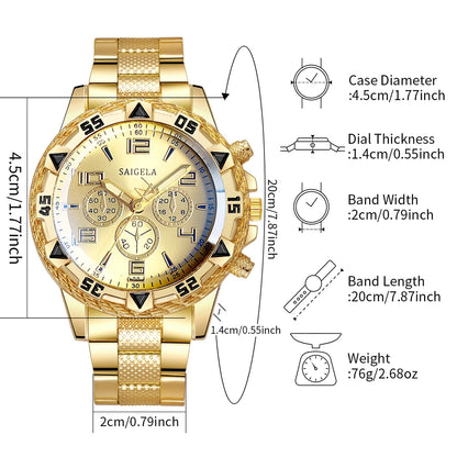 4pcs Quartz Watch Set