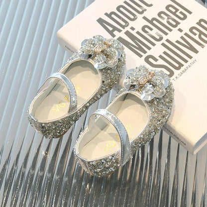 Diamond Bow Princess Shoes