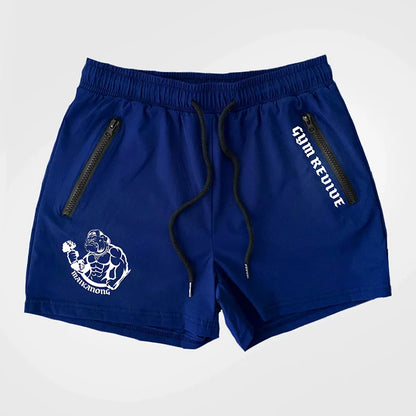 Double Zipper Pocket Training Shorts
