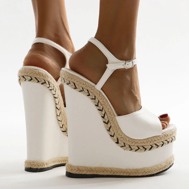 Platform Wedge Gladiator Sandals