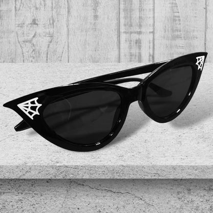 Spiderweb Cat-Eye Sunglasses