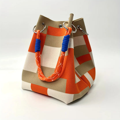 Vintage Floral Knit Handbag