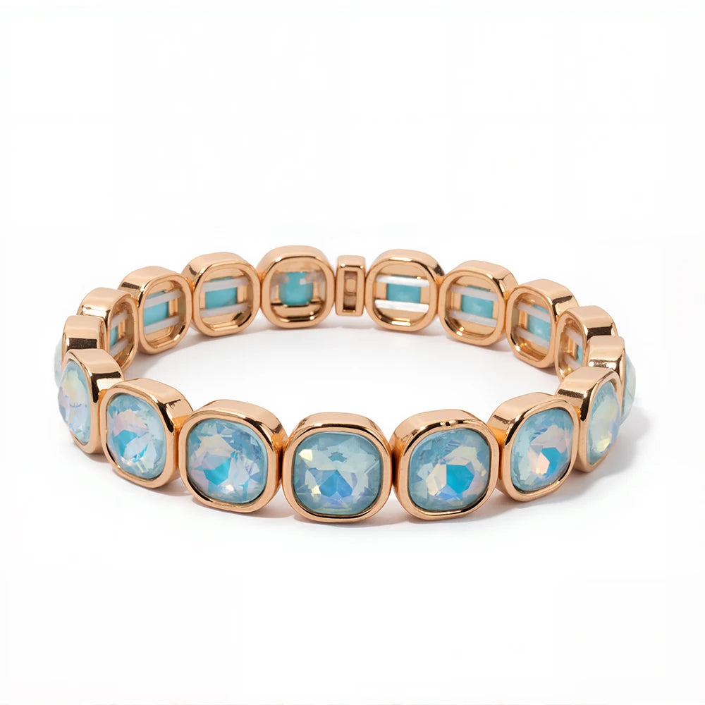 Colorful Rhinestone Beaded Bracelet