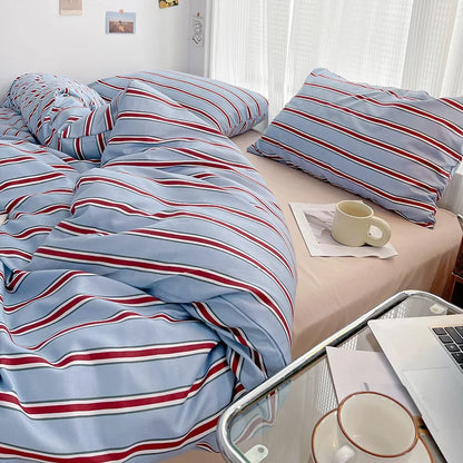 Striped Duvet Bedding Set