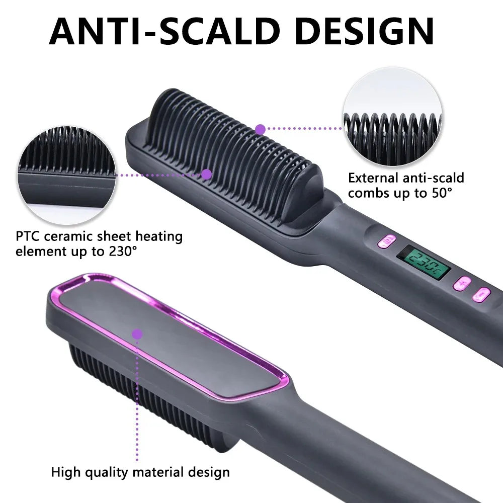 Electric Hot Straight Comb