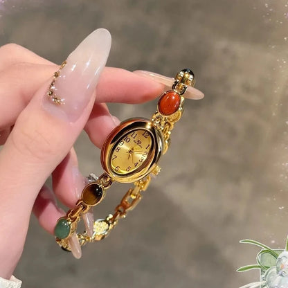 Jade Oval Watch