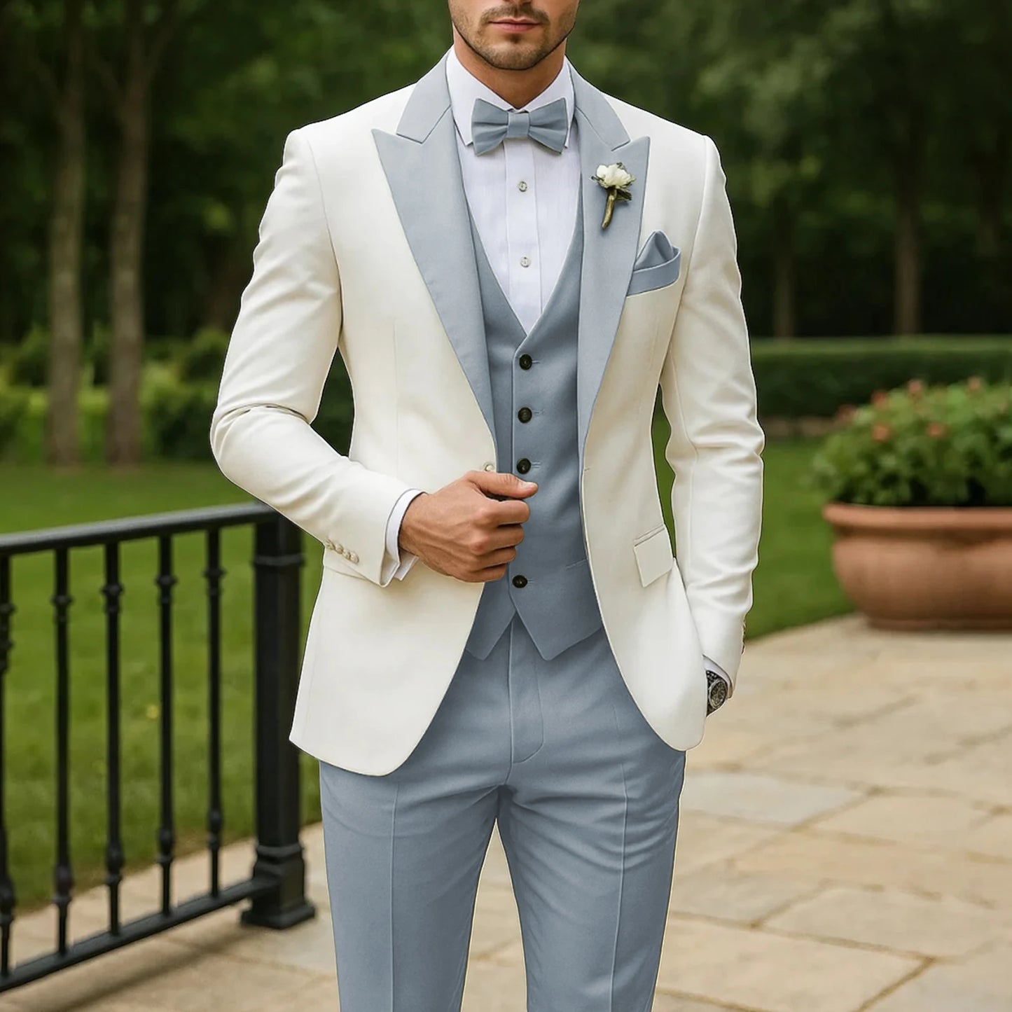 Formal Groom Groomsman Wedding Suit
