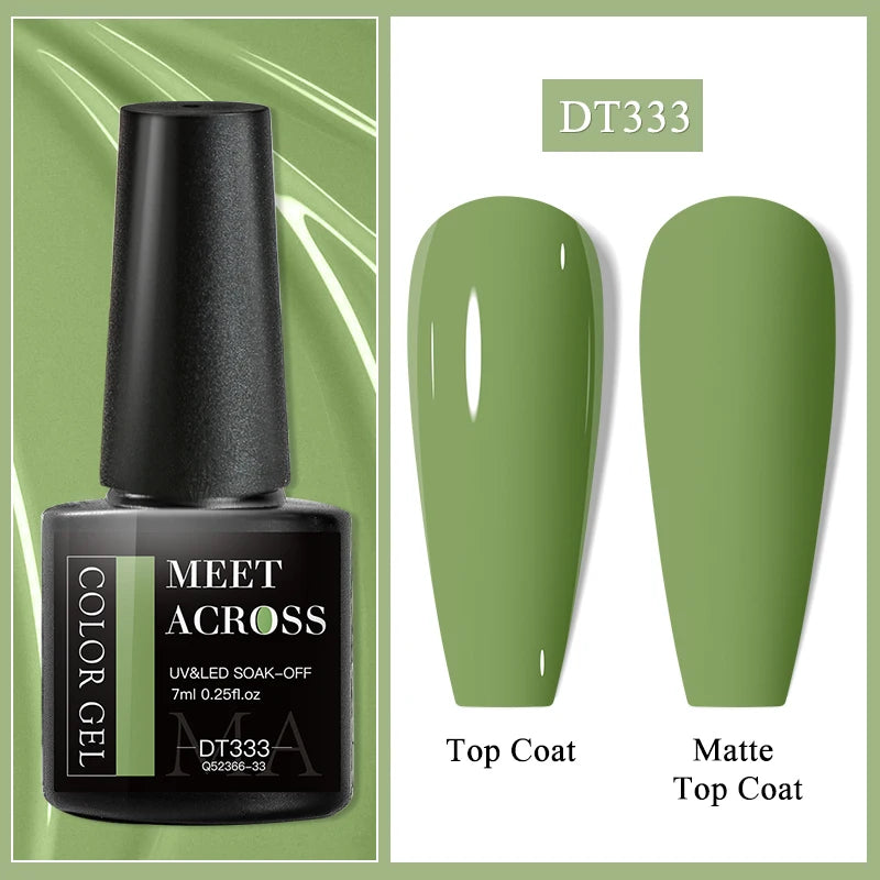 MEET ACROSS Matte Gel Polish