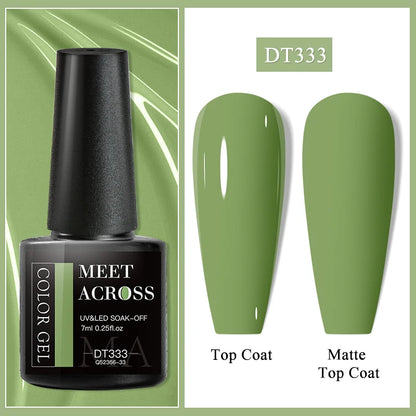 MEET ACROSS Matte Gel Polish