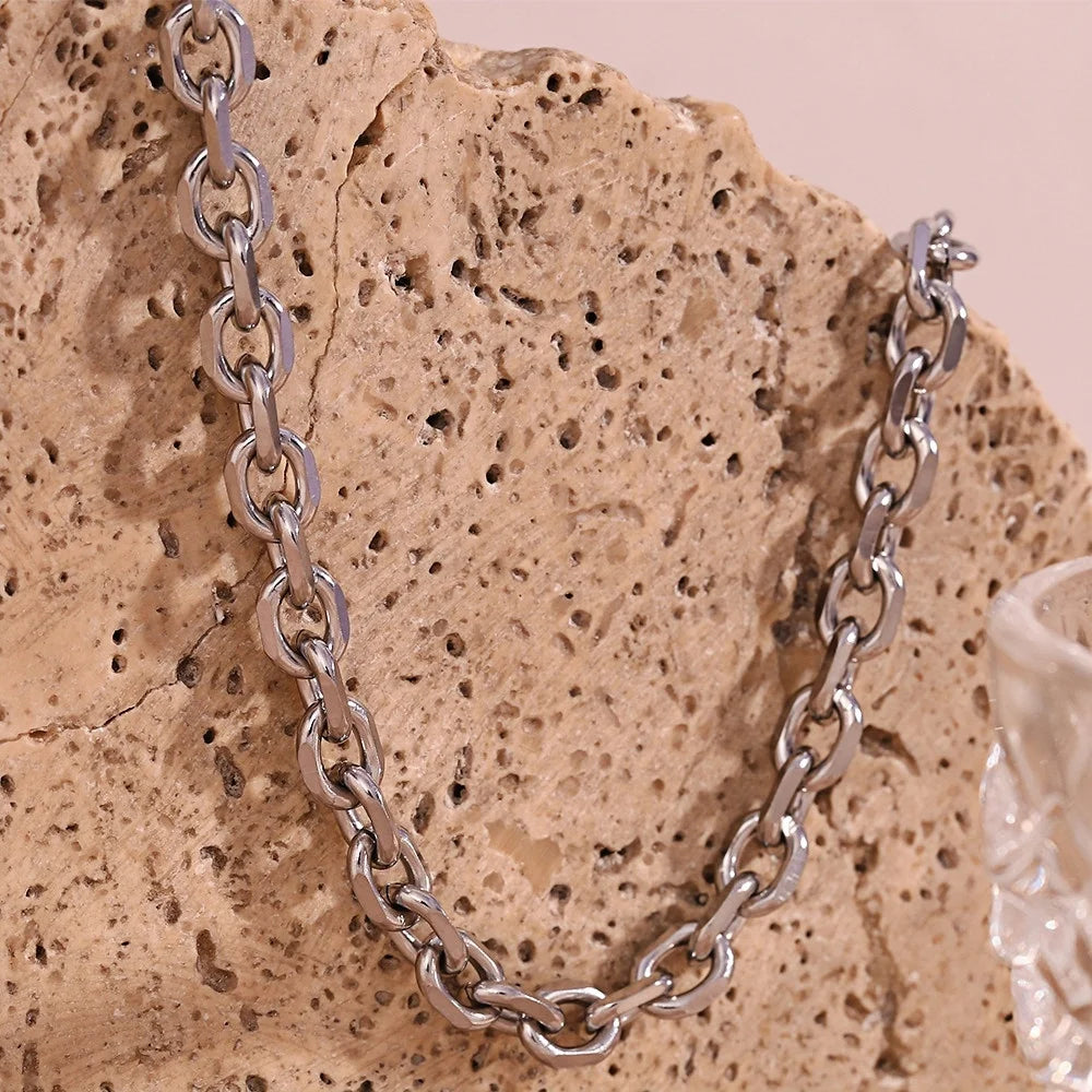 Metal Hiphop Stainless Cross Chain Party