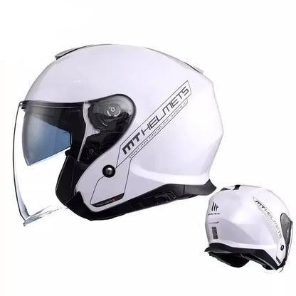 MT Thunder Double-Lens Jet Helmet