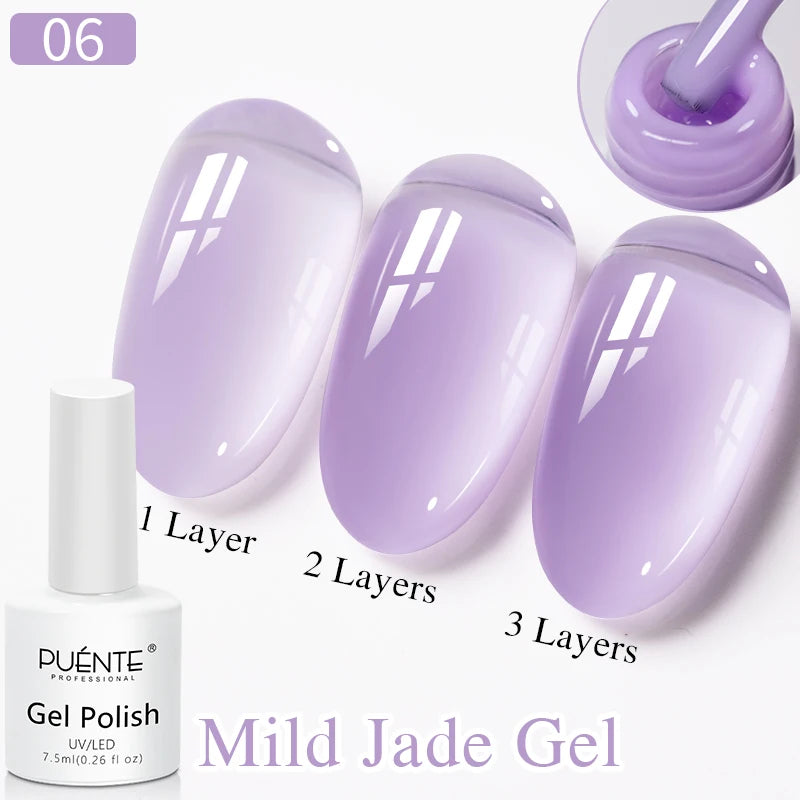 PUENTE Glitter Poly Nail Gel