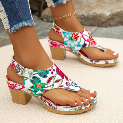 Summer Women Chunky Sandals