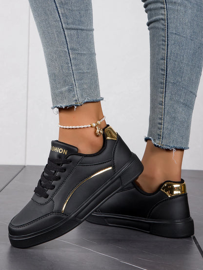 Leather Platform Sneakers