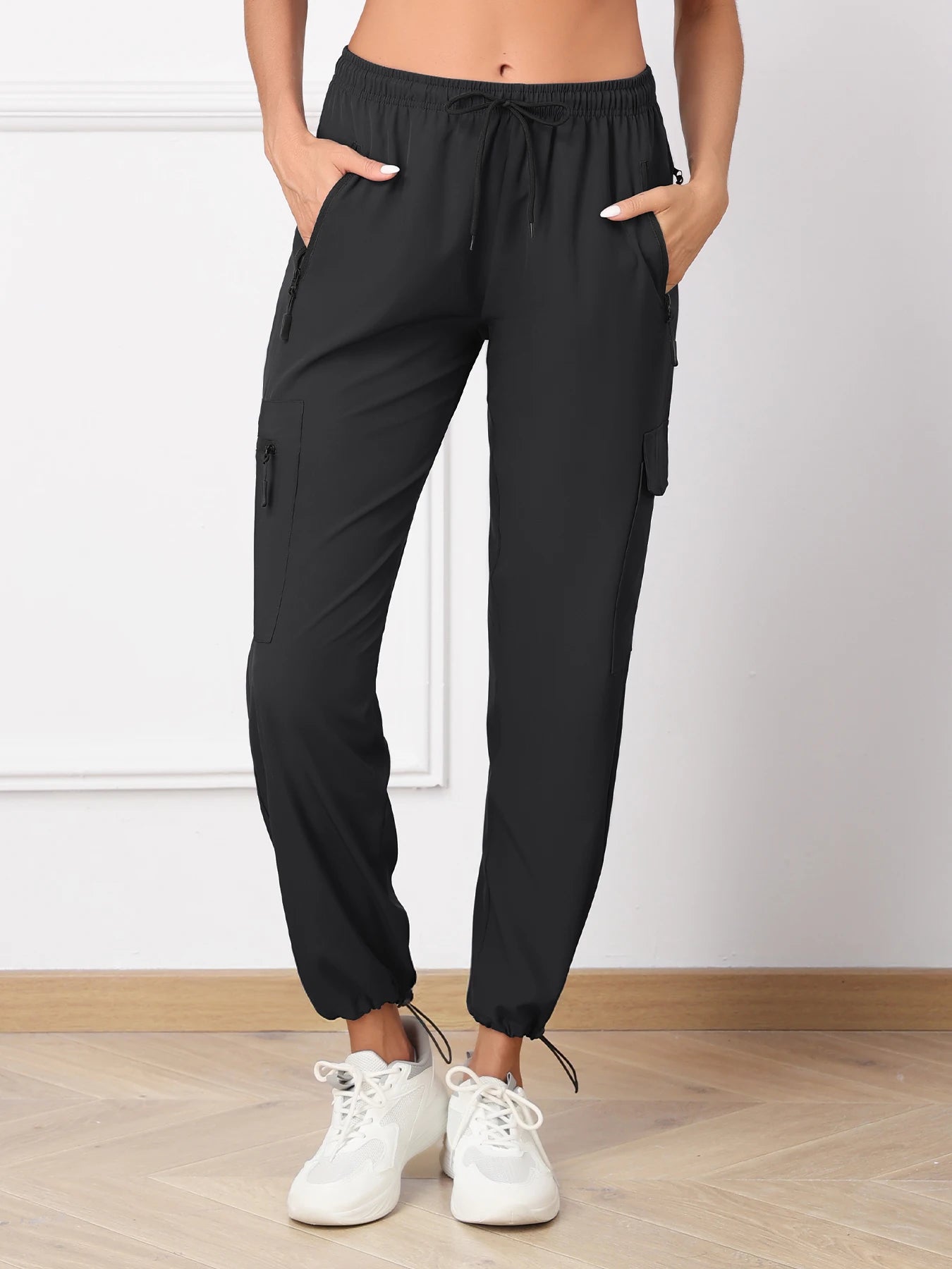 Water-Resistant Zip-Pocket Hiking Pants