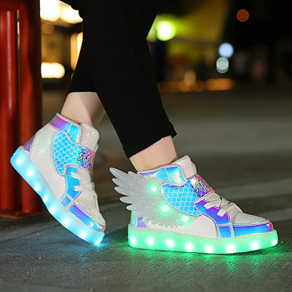 Rechargeable LED Casual Shoes