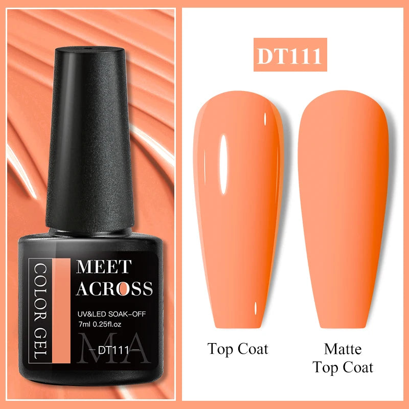 MEET ACROSS Matte Gel Polish