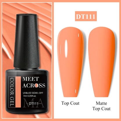 MEET ACROSS Matte Gel Polish