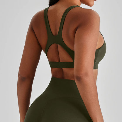 Back Hollow Out Fitness Bra