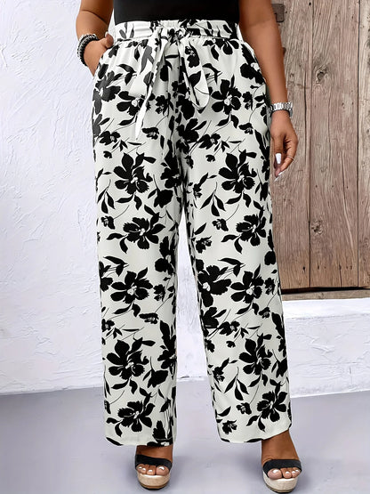 Oversized Woven Straight Pants
