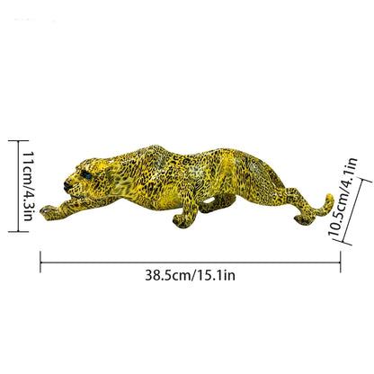 Cheetah Resin Statue