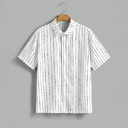 Striped Print Casual Shirt
