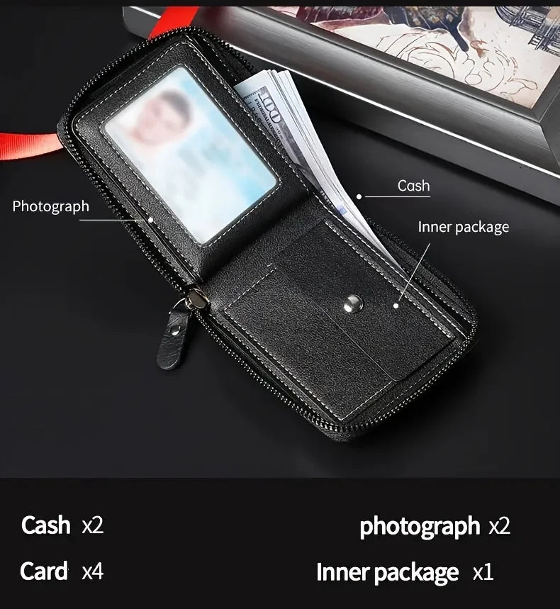 Faux Leather Men's Wallet