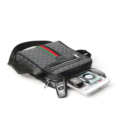 Square PU Leather Crossbody Bag