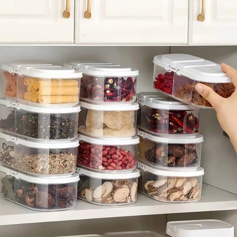 Soft Storage Jar Double Compartment