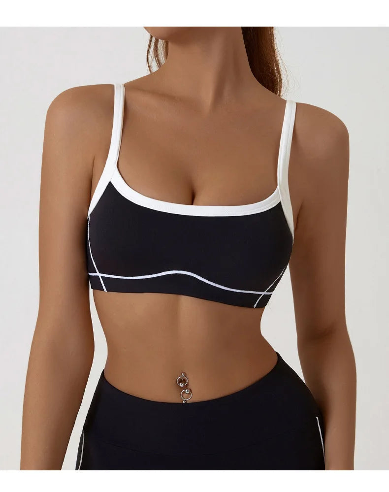 Yoga Sports Bra Color Clashing