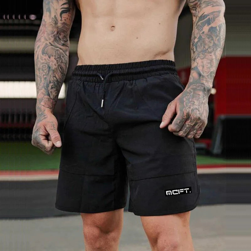 Stretch Loose Running Cropped Shorts