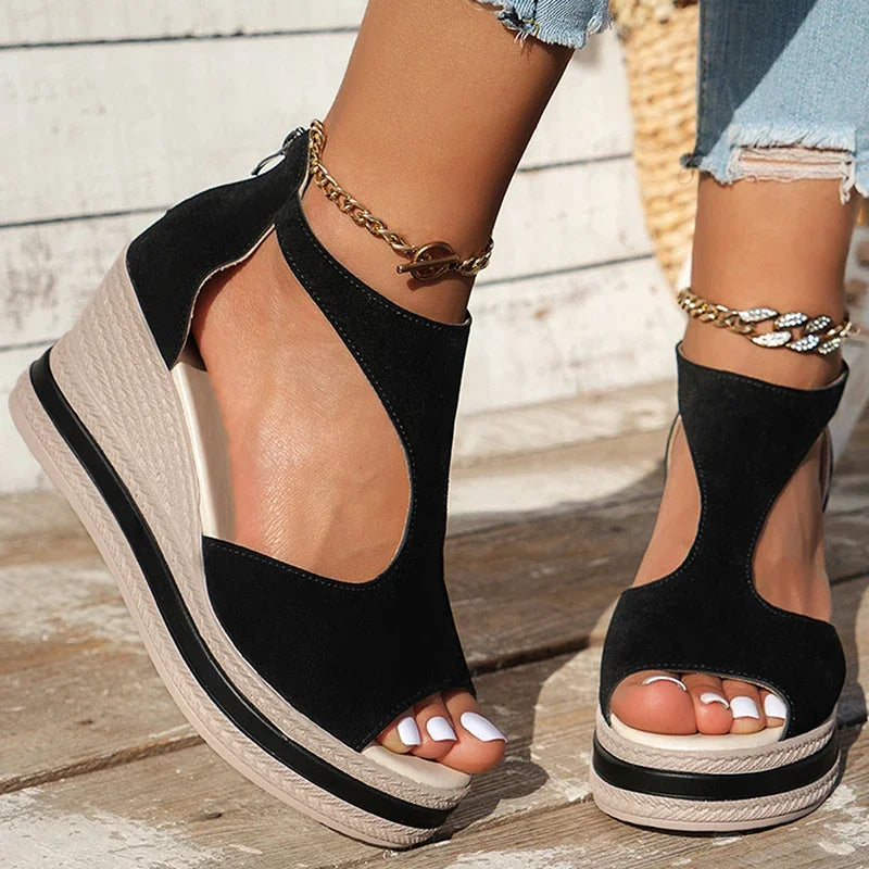 Leisure High Heel Wedges