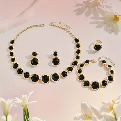 Metal Sphere Jewelry Set