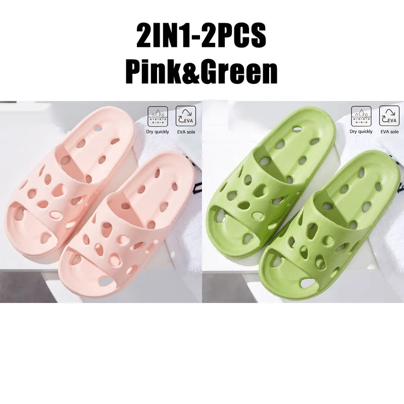 Bathroom House Cheese Flip Flops