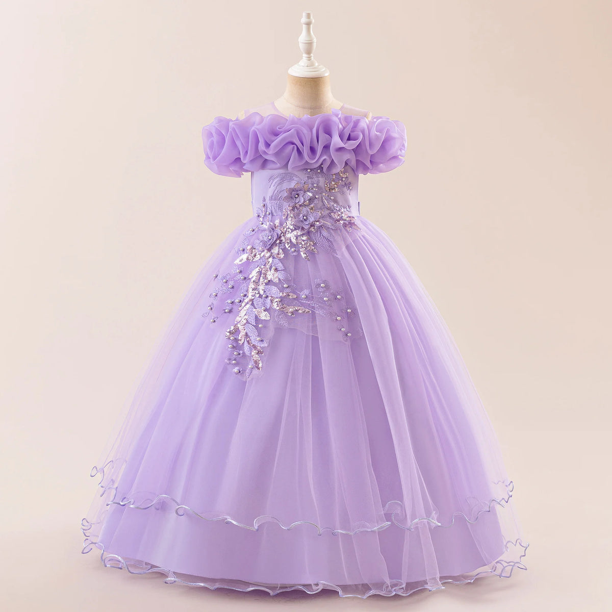 Princess Floral Pink Dress