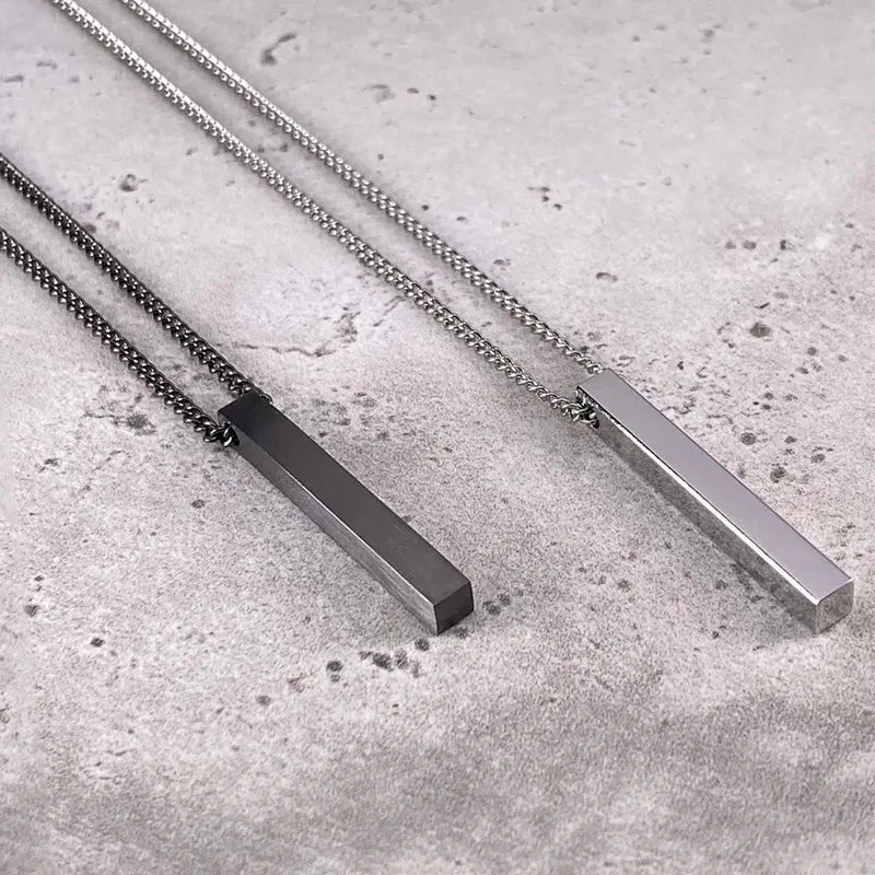 Metal Square Stainless Rectangular Pendant Party