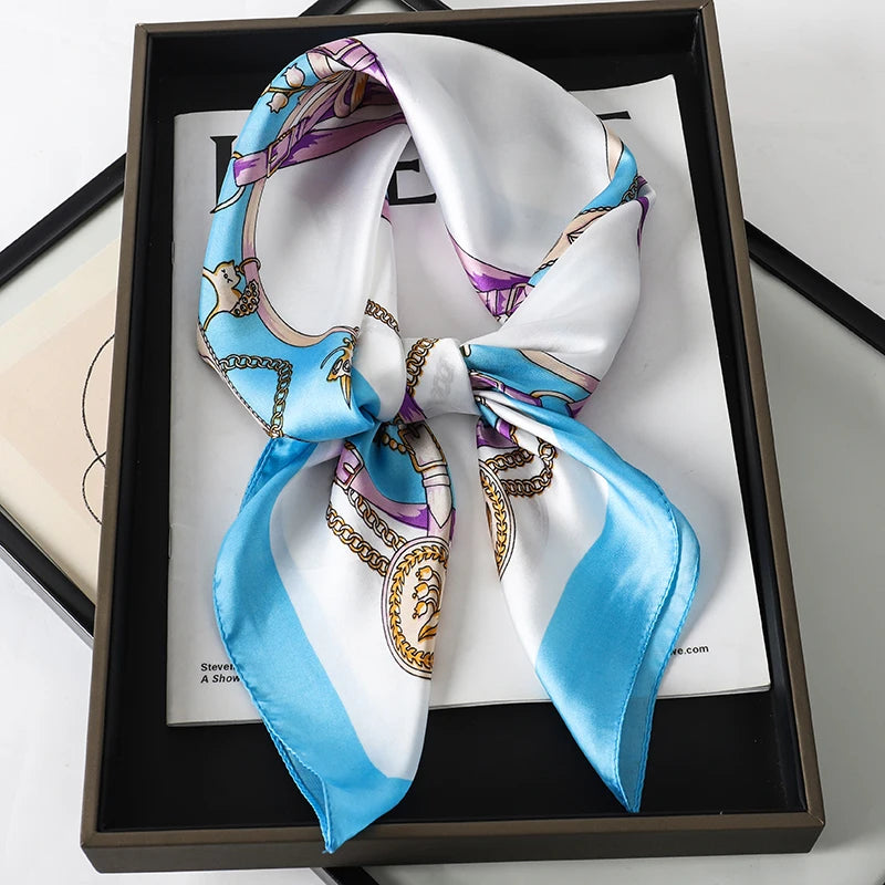 Scarf 70 70Cm Silk Square