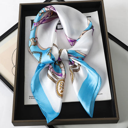 Scarf 70 70Cm Silk Square