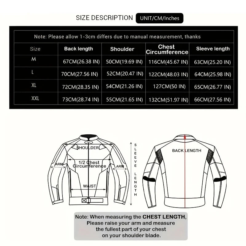 Reflective Night-Ride Protective Jacket