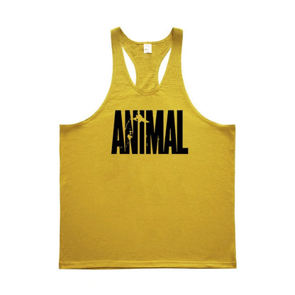 ANIMAL Letter Printed Gym Clothing