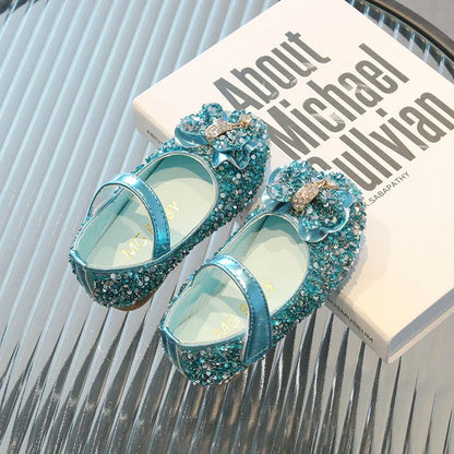 Diamond Bow Princess Shoes